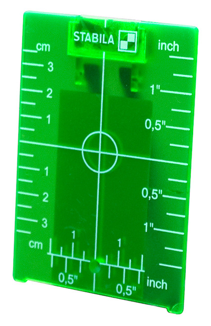 Stabila 07442 Green Magnetic Ceiling Target Plate