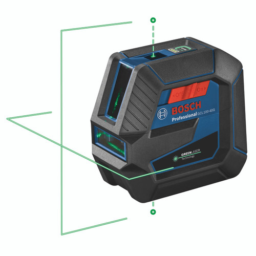 Bosch GCL100-40G Self-Leveling Cross-Line Laser
