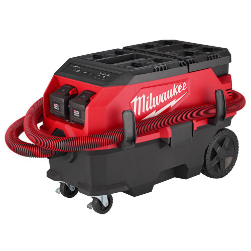 Milwaukee 0888-22HD M18 FUEL 9 Gallon Dual Battery Dust Extractor w/ PACKOUT Compatibility and VACLINK Kit