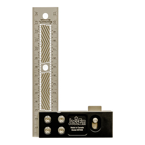 Jessem 07401 6" Imperial Stainless Steel Precision Square