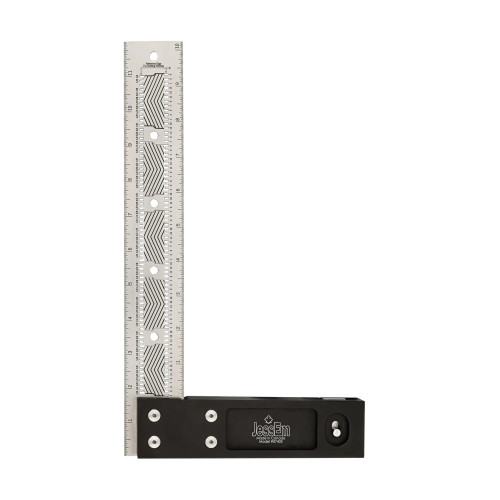 Jessem 07403 12" Imperial Stainless Steel Precision Square
