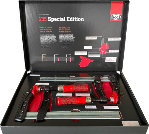 Bessey TGA10-SET-135 135 Yr. Special Edition 2-Clamp Set
