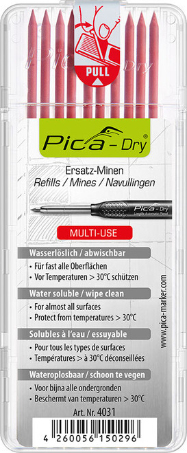 Pica 4031 Dry Refill Set Red