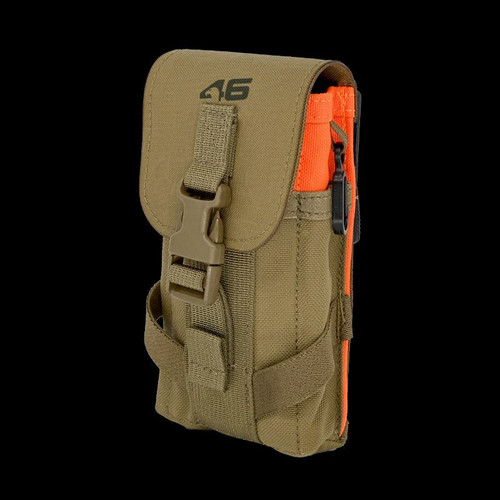 Atlas 46 Flapped Mobile Phone Pouch ROTATE/QUICK RELEASE Coyote/Orange