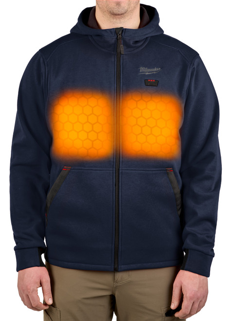 Milwaukee M200U-20 M12 Blue Heated Full-Zip Hoodie