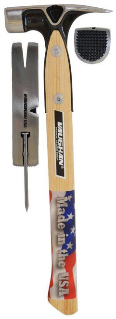Vaughan 07280 VW18 18 Oz. Framer Milled Face with Nailoc Hickory Handle