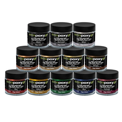 EcoPoxy GLP10 15gr Polyester Color Glitters