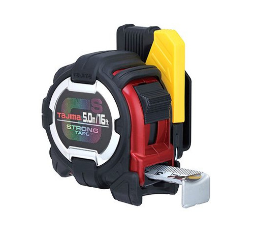 Tajima GSSF-16/5MBW GS-Lock With Safety Belt Holder, Standard & Metric Scale 16ft / 5m