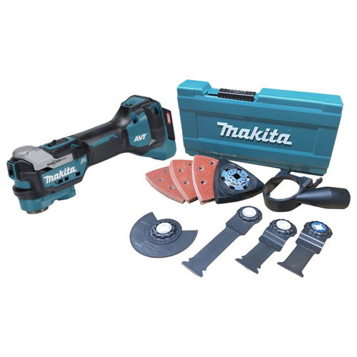 Makita TM001GZ01 40Vmax XGT Brushless Toolless Multi Tool W/AVT And Accessory Kit Tool Only