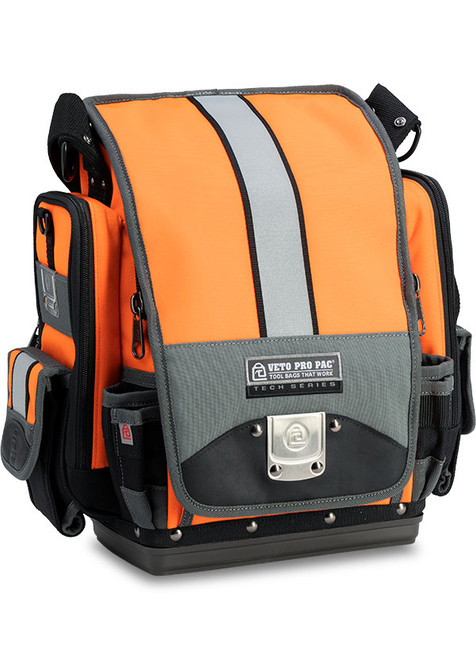 Veto Pro Pac VPP10481 TP-XXL HI-VIZ ORANGE Extra Large Zippered Tool Pouch