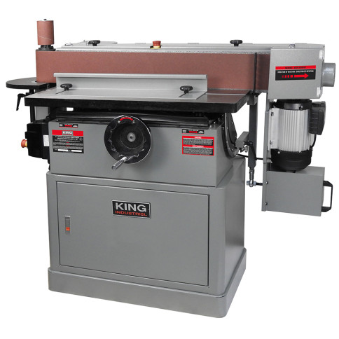 King Industrial KC-6108-OSCM 6 X 108 In. Oscillating Edge & Spindle Sander