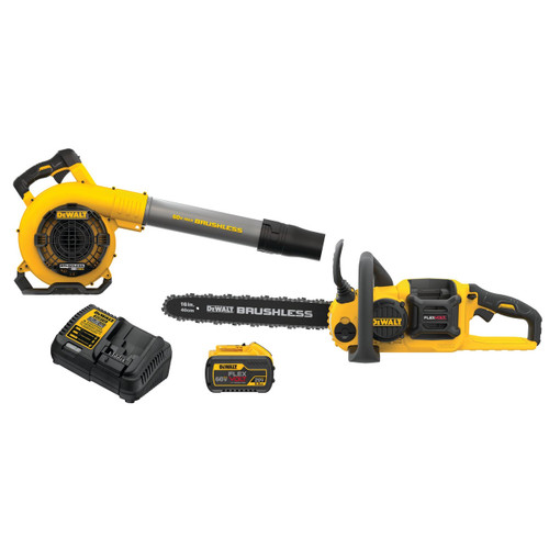 Dewalt DCKO667X1 60V MAX Chainsaw and Blower Combo 9Ah Kit
