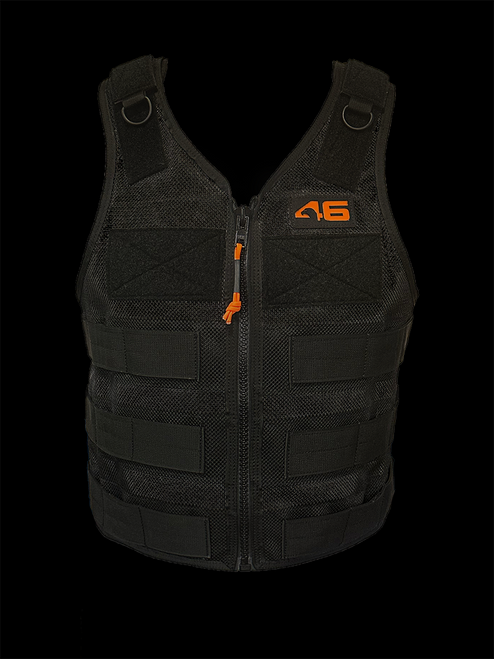 Atlas 46 Saratoga Tool Vest LT Standard Black/Orange
