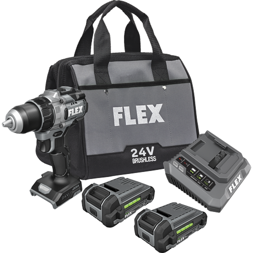 Flex FX1152-2A 1/2" 2-Speed Drill Driver Kit