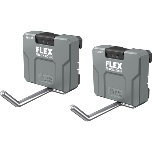 Flex FS1507-2 Track Lock Straight Hook, 2 Pack