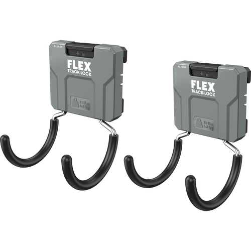 Flex FS1509-2 Track Lock Dual C-Hook, 2 Pack