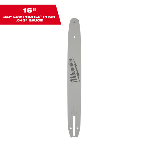 Milwaukee 48-09-3001 16 in. 3/8 in. LOW PROFILE Pitch, .043 in. Gauge Guide Bar