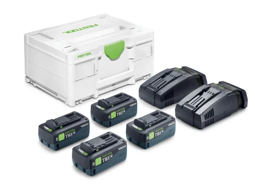 Festool 578947 Energy Set SYS 18V 4xTBX8/2xSCA16