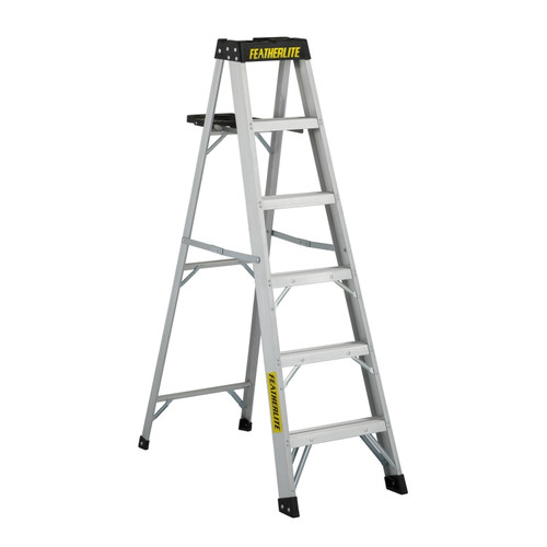 Featherlite Ladders 3406 6' Aluminum Step Type 1A