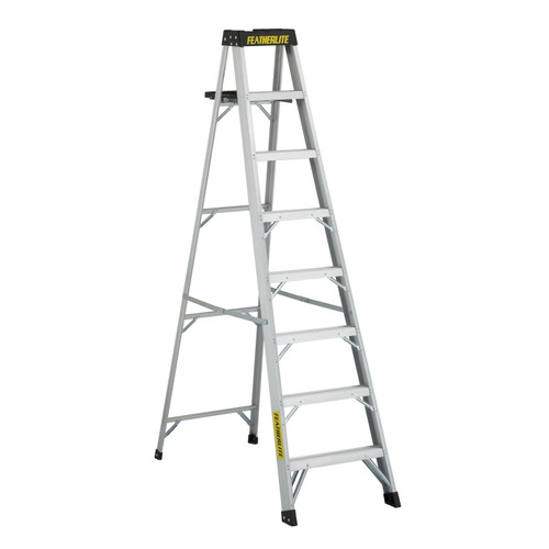 Featherlite Ladders 3408 8' Aluminum Step Type 1A