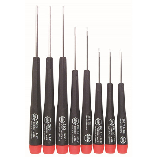 Wiha 26391 Precision Hex Inch Driver 8 Pc. Set