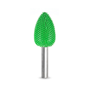 Saburrtooth 14F34-70 1/4 In Flame 3/4 In X 1-1/4 In Course Green
