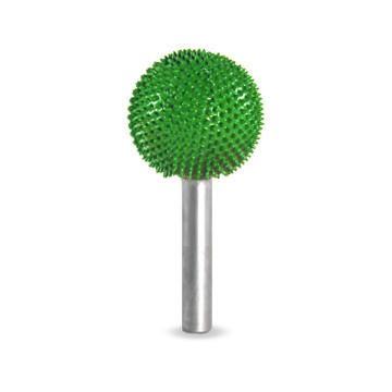 Saburrtooth 14S1-70 1/4 In Sphere 1 In X 1 In Course Green