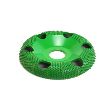 Saburrtooth DW490H-7/8 4 In x 7/8 In Donut Wheel Coarse Green