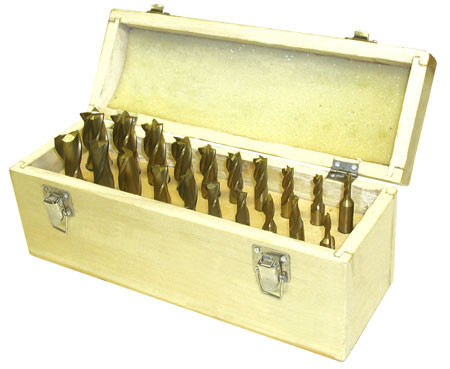 King Canada KM-120 20 Pc. Titanium Coated End Mill Set