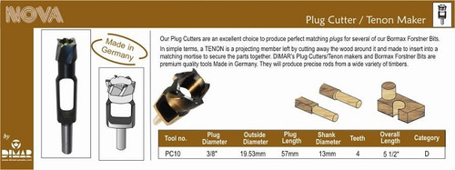 Dimar PC10 Plug Cutter 3/8