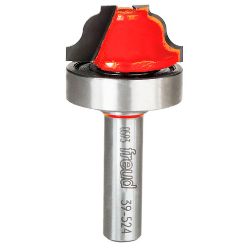 Freud 39-524 5/32 Radius Top Bearing Fillet Ogee Groove Bit With 3/8 Shank