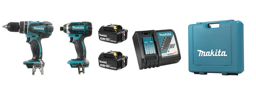Makita LXT211 2 Tool Cordless Combo Kit