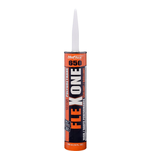 Nuco 65001 FLEXone PU Sealant - White 296 Ml NuFlex 650 FLEXone High Performance Polyurethane Sealant