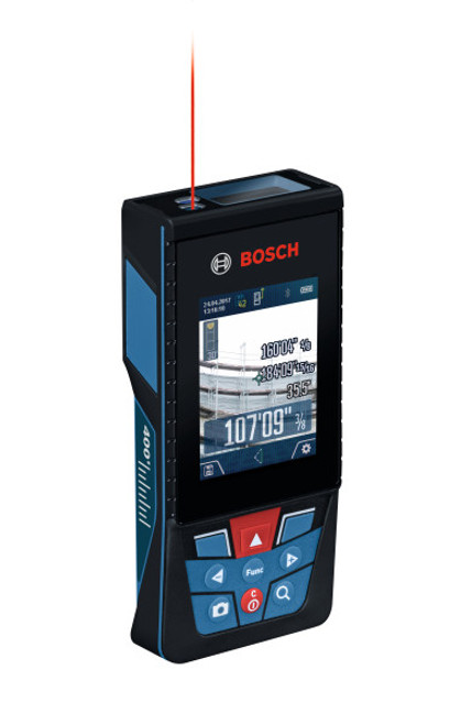 Bosch GLM400CL BLAZE Outdoor 400 Ft. Connected Lithium-Ion Laser Measure With Camera