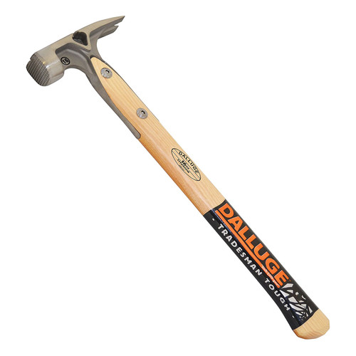 Dalluge 07180 DDT16 16 Oz. Milled Face Titanium Hammer With Hickory Handle