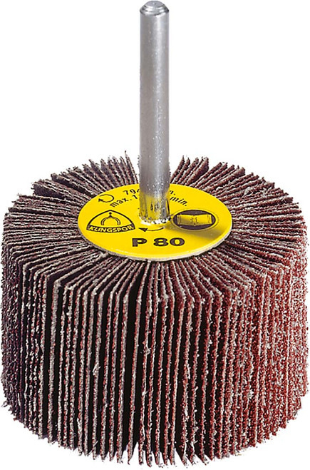 Klingspor 278907 Small Abrasive Mop KM 613 1 X 1 X 1/4 (inch) 80 Grit