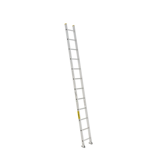 Featherlite Ladders 12' 4112 Aluminum Single Ladder, Type 1A, 300 Lb Load Capacity