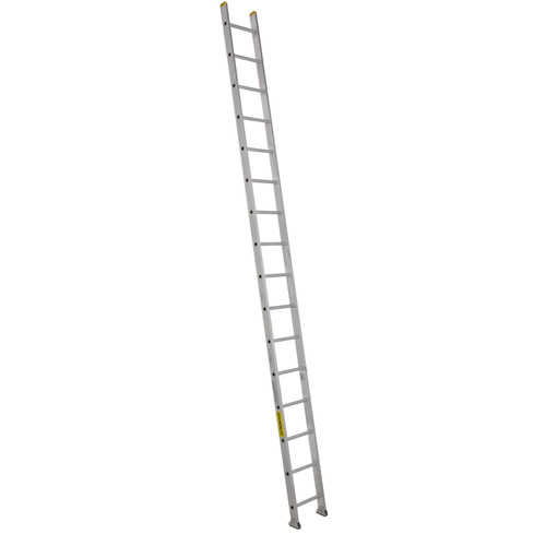 Featherlite Ladders 16' 4116 Aluminum Single Ladder, Type 1A, 300 Lb Load Capacity