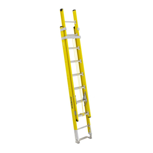 Featherlite Ladders 16' 6216 Fiberglass Extension Ladder, Type 1AA, 375 Lb Load Capacity