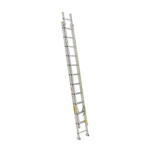 Featherlite Ladders 24' 4224D Aluminum Extension Ladder, Type 1A, 300 Lb Load Capacity