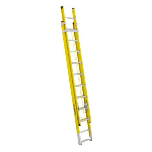 Featherlite Ladders 20' 6220D Fiberglass Extension Ladder, Type 1AA, 375 Lb Load Capacity