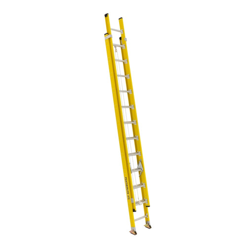 Featherlite Ladders 24' 9224D Fiberglass Extension Ladder, Type 1AA, 375 Lb Load Capacity