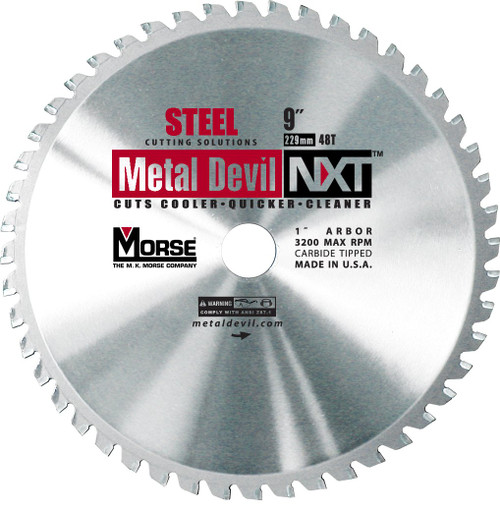 MK Morse CSM948NSC 9 In. Metal Devil Metal Cutting Saw Blade