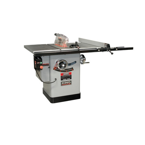 King Industrial KC-10KX/U50 Saw, 10 In. Table, Riving Knife W/ 50 In. Excelsior Duo-Fence, LT