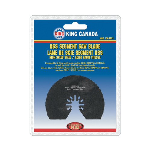 King Canada KW-4801 Segment Saw Blade, HSS