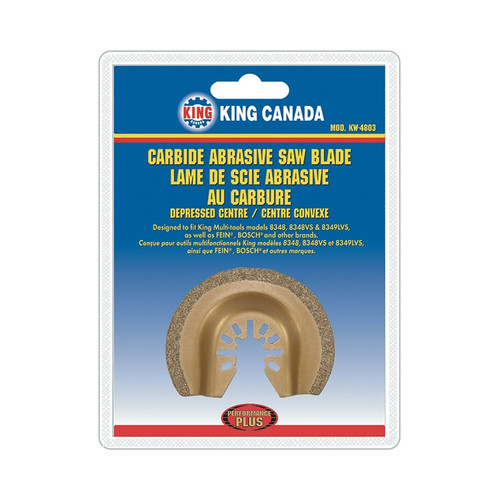 King Canada KW-4803 Carbide Abrasive Saw Blade, Depressed Centre