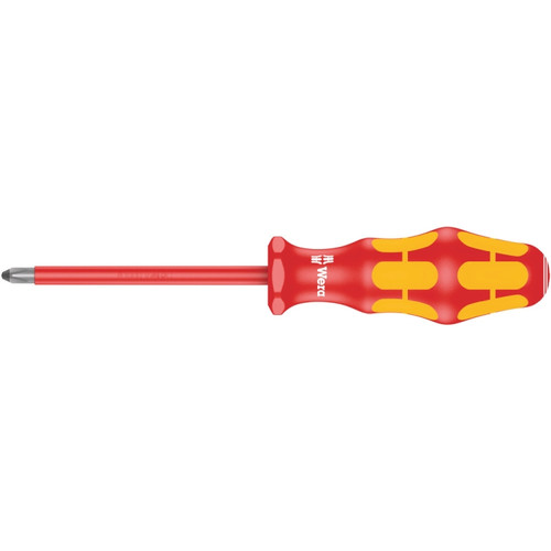 Wera 05006159001 162 I PH VDE Insulated Screwdriver For Phillips Screws, PH 2 X 200 Mm