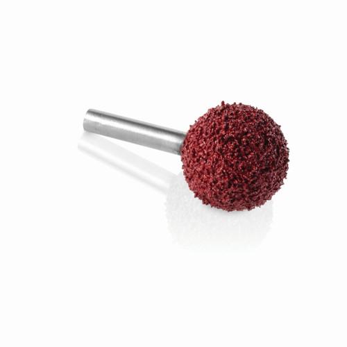Kutzall SG-1 1 In. Sphere Burr, 1/4 In. Shaft, 23 Grit