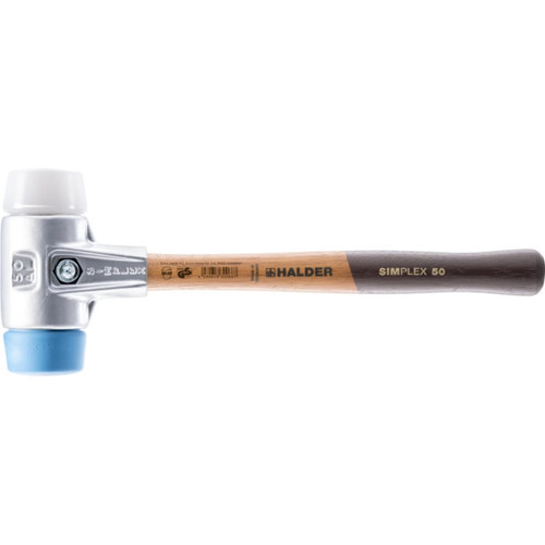 Halder 3117.030 SIMPLEX Soft-face Mallets, With Aluminium Housing And High-quality Wooden Handle