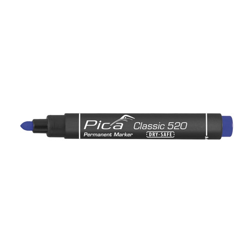 Pica 520/41 Permanent Marker 1-4mm Round Tip Blue